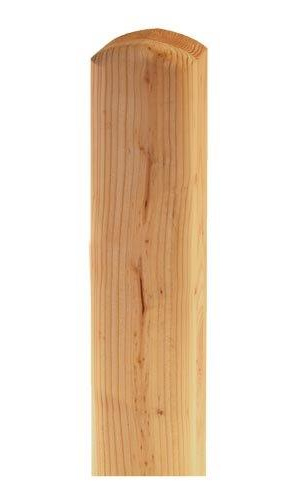 Palissade poteau - 9cm / 9cm   190cm  m�l�ze t�te arrondie