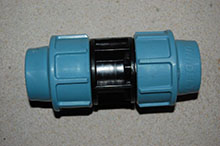 Raccord manchon �gal  - � comp. � 25