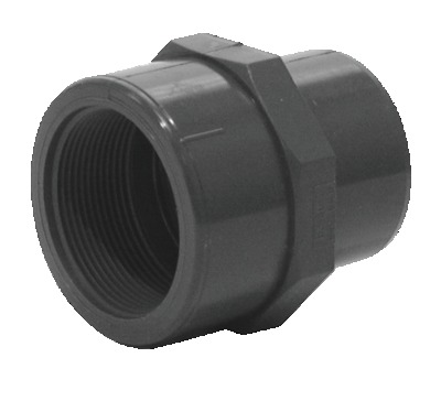 Raccord � visser PP - 1 1/2 F  x  1 F O-Ring